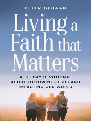 cover image of Living a Faith That Matters